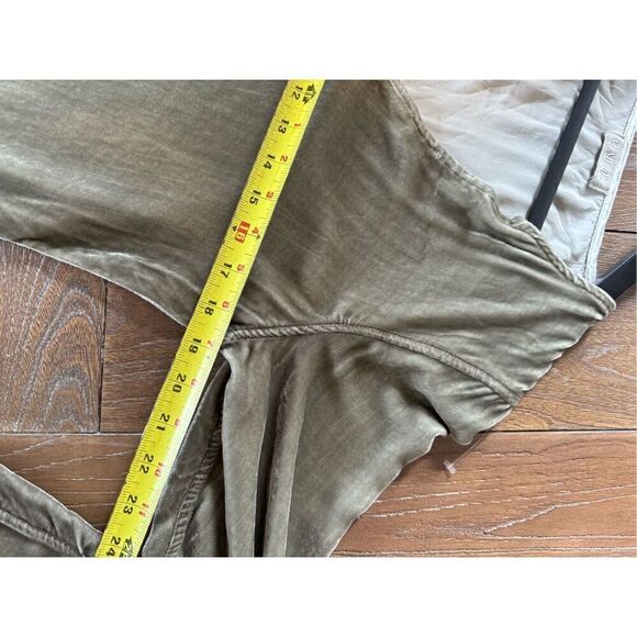 CP Shades NWOT Long Sleeve Velvet Mini Dress in Green Size Small - Picture 9 of 10